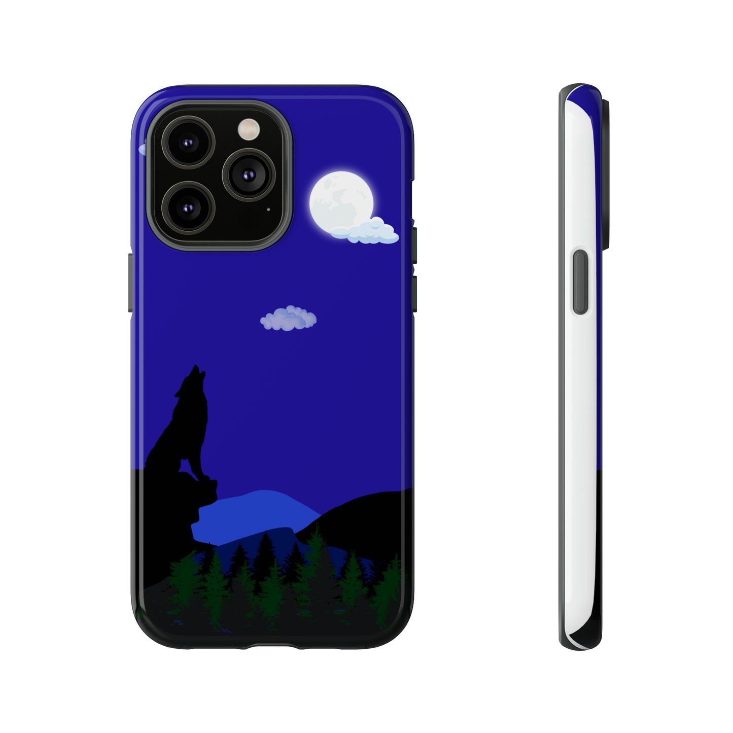 Night Wolf Scene-Tough Case for Iphone