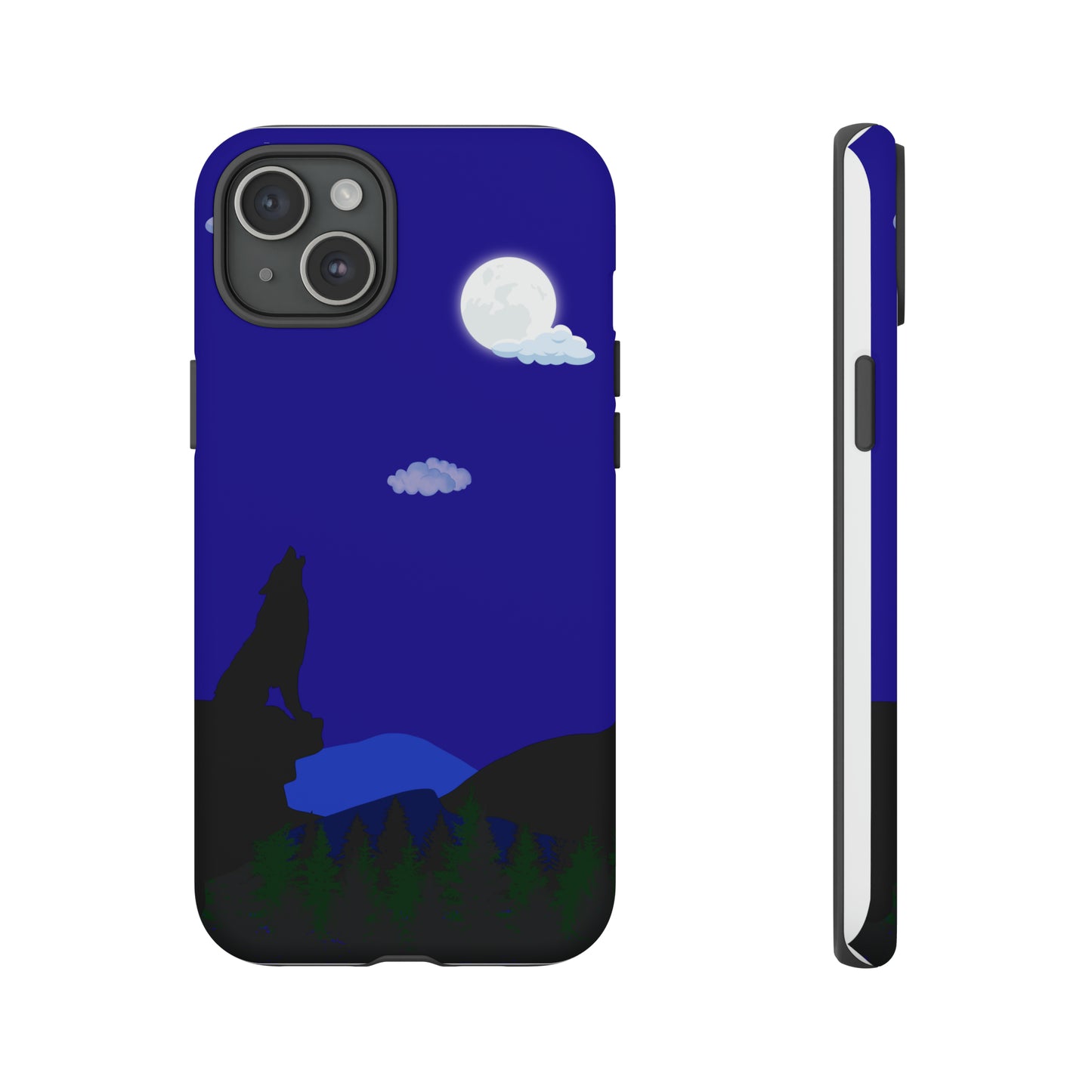 Night Wolf Scene-Tough Case for Iphone