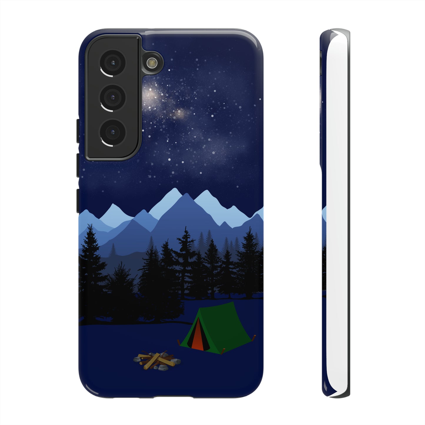 Camping Tent Under the Stars-Tough Android Phone Case