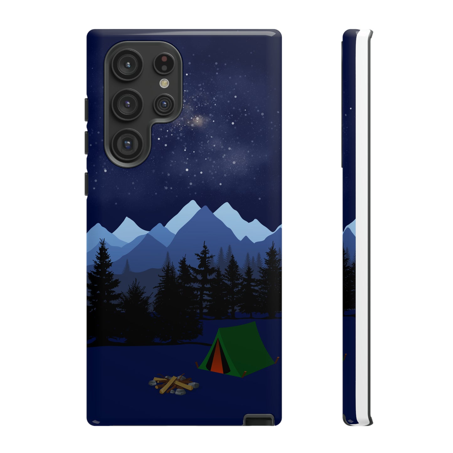 Camping Tent Under the Stars-Tough Android Phone Case