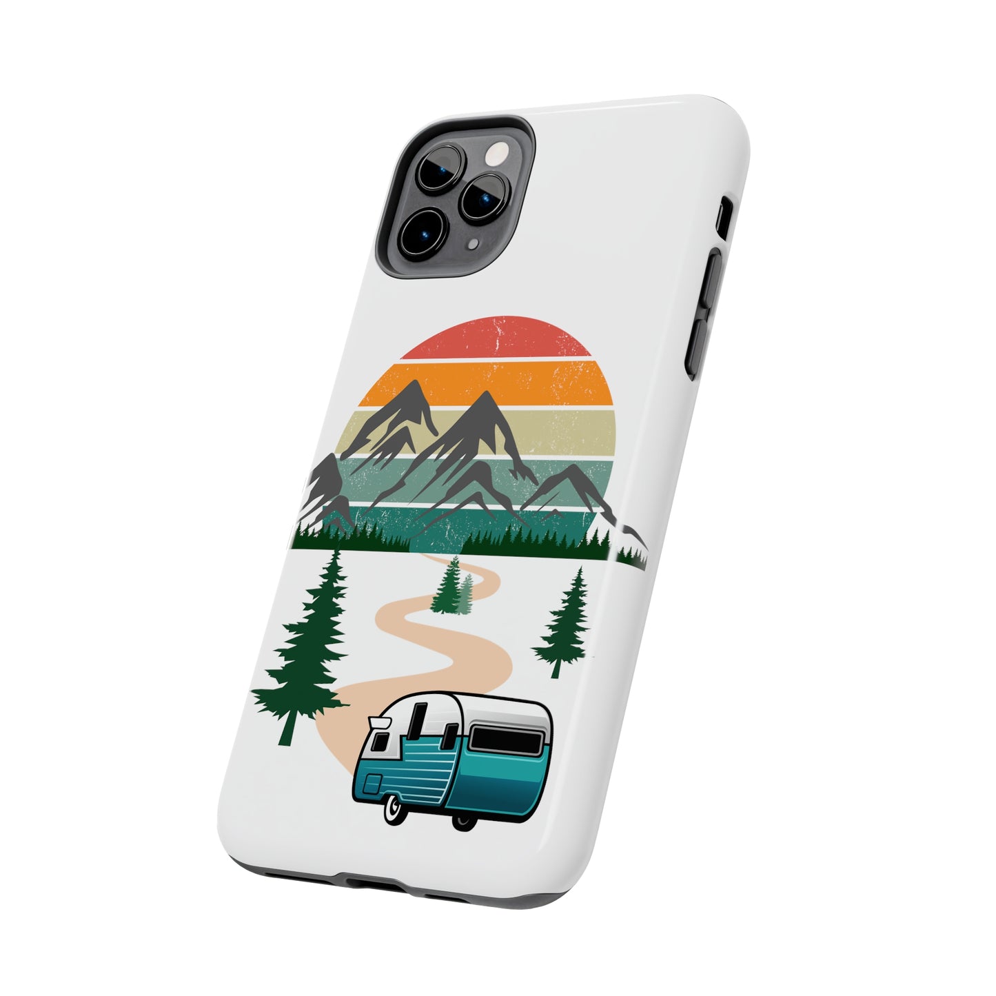 Tough Phone Case-Camper With Mountains