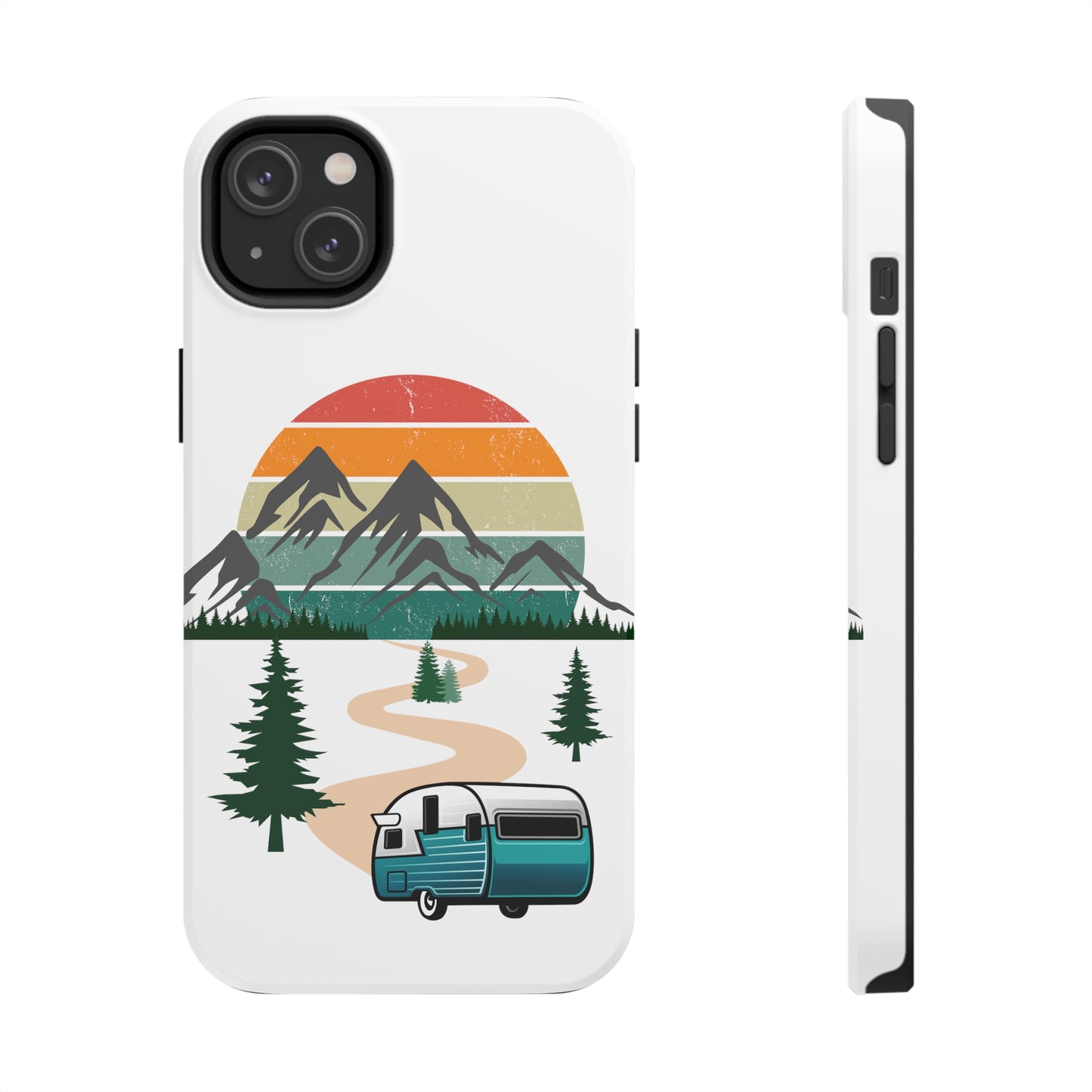 Tough Phone Case-Camper With Mountains