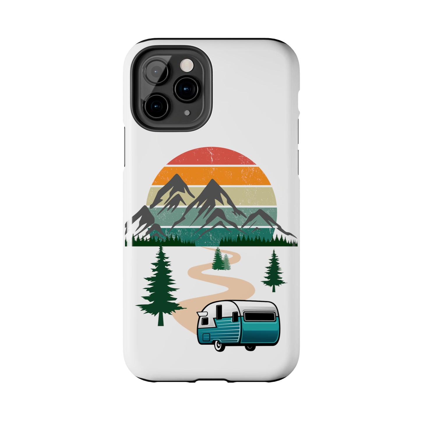 Tough Phone Case-Camper With Mountains