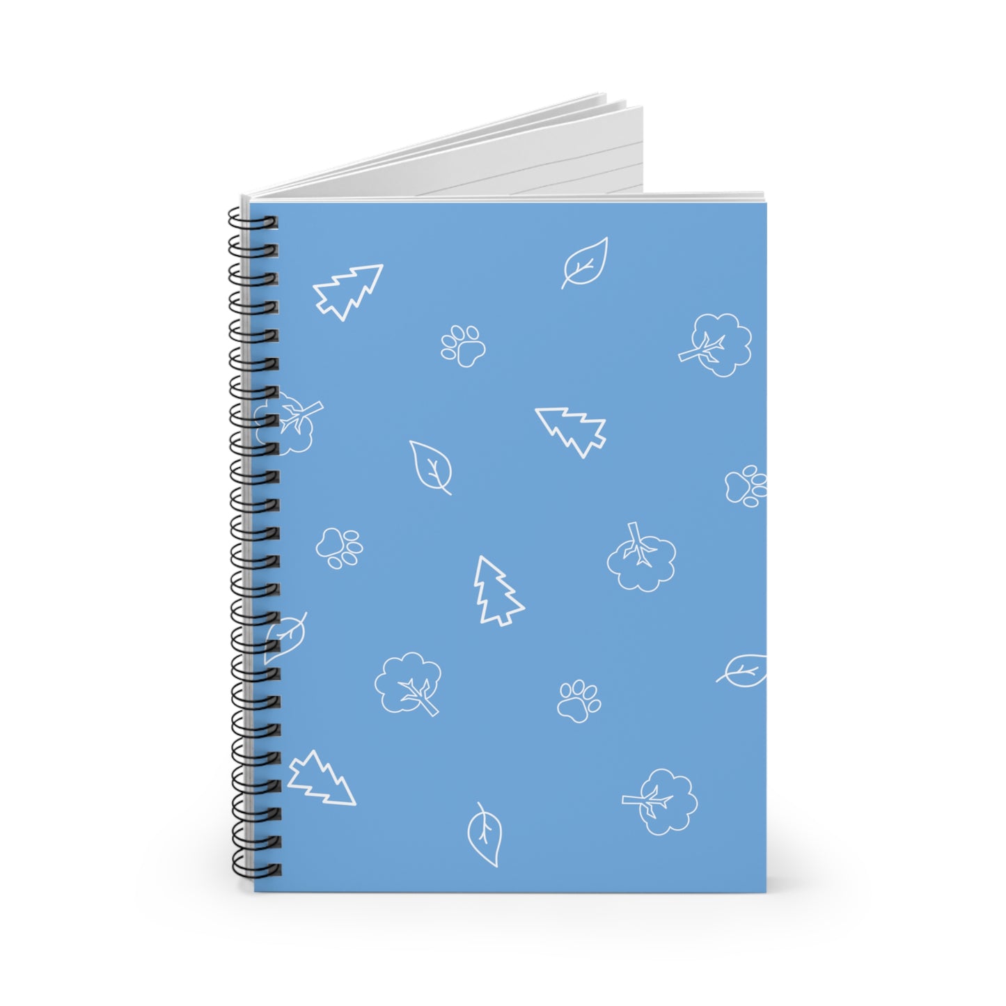 Camp Pattern Spiral Notebook - Ruled Line-4 Colors