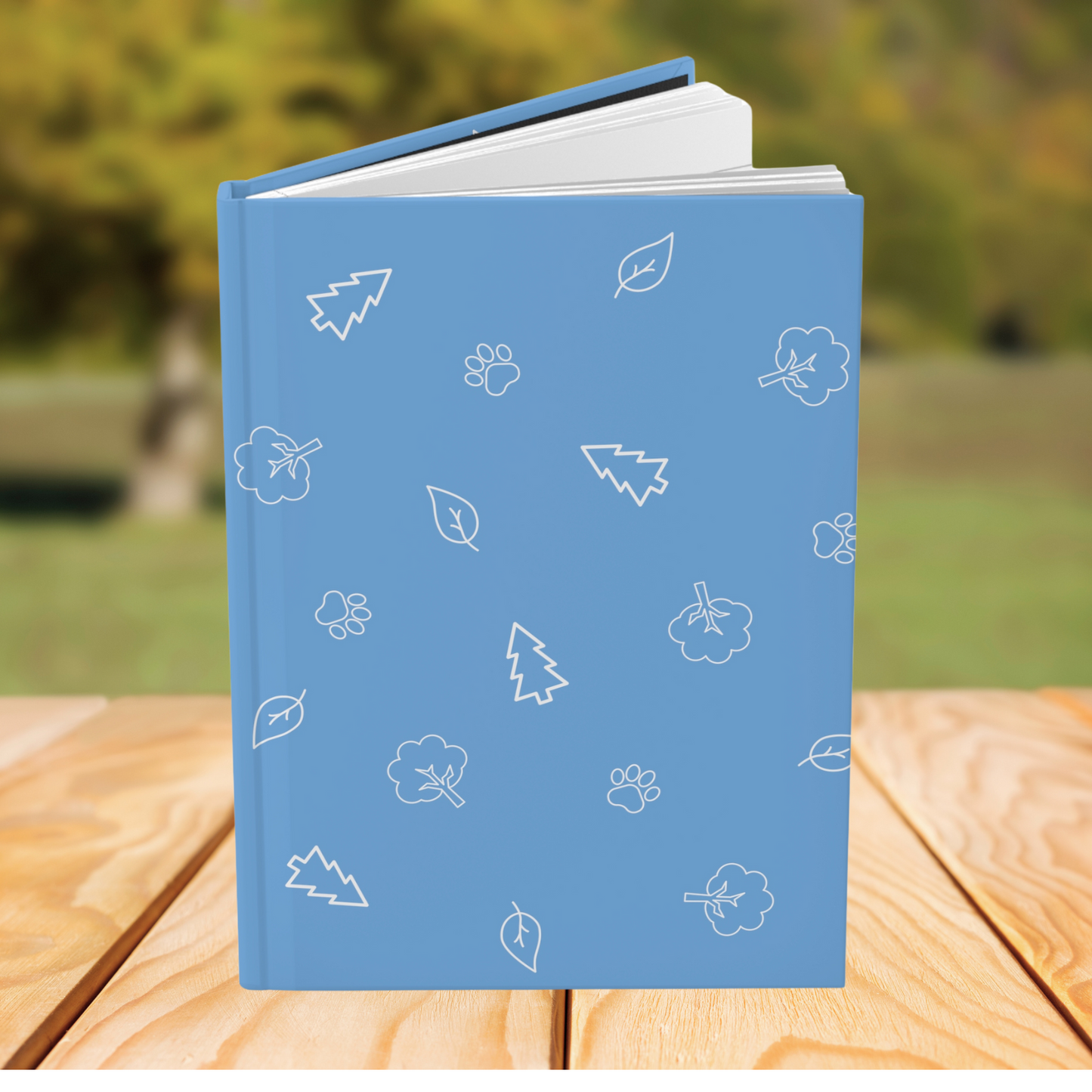 Hardcover Journal Matte-Camping Pattern-3 Colors