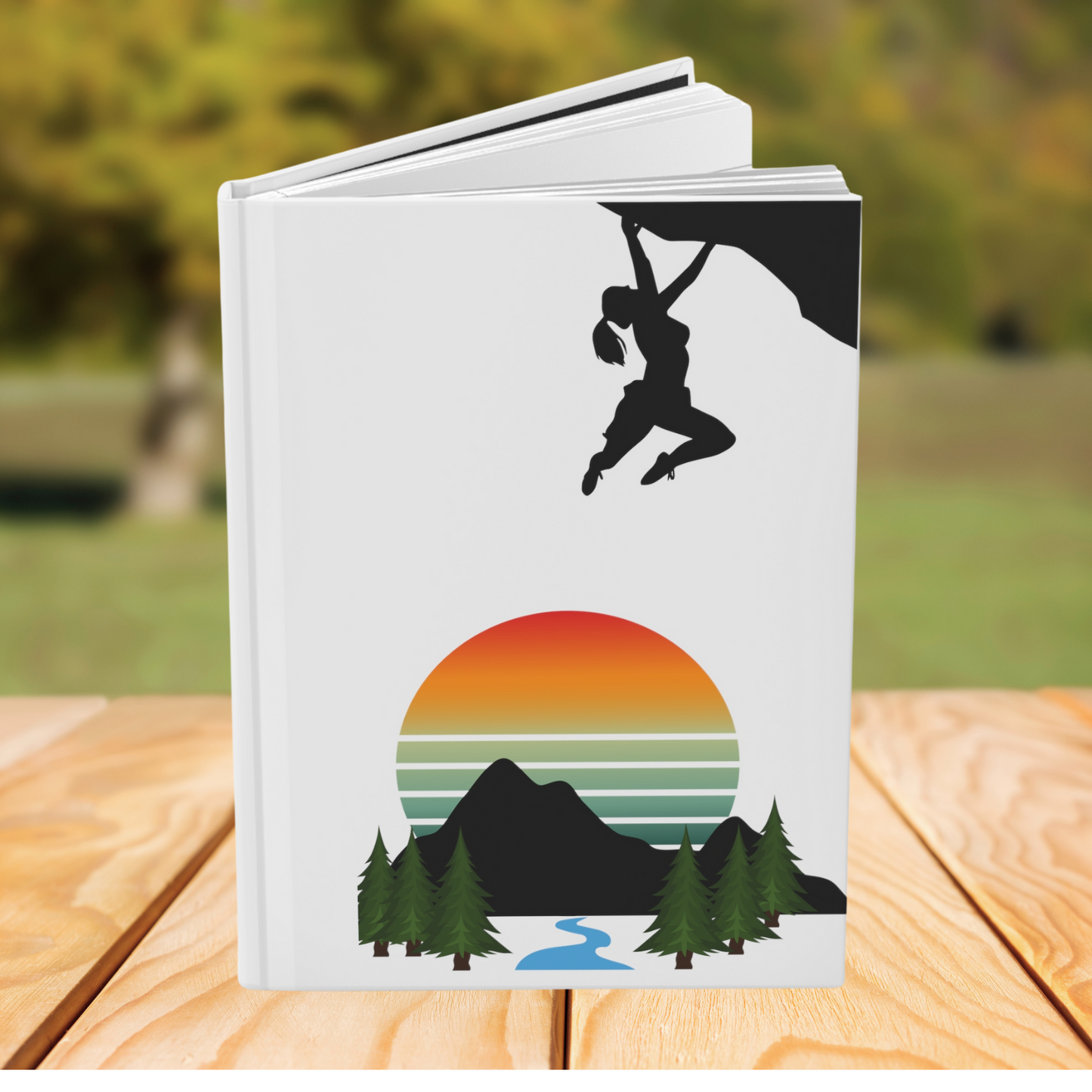 Climbing Girl Hardcover Journal Matte