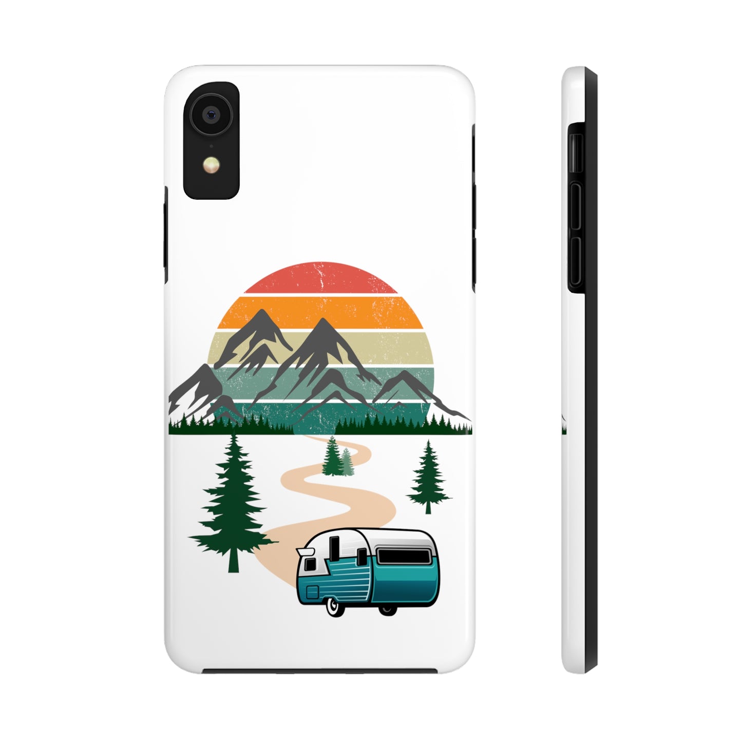 Tough Phone Case-Camper With Mountains