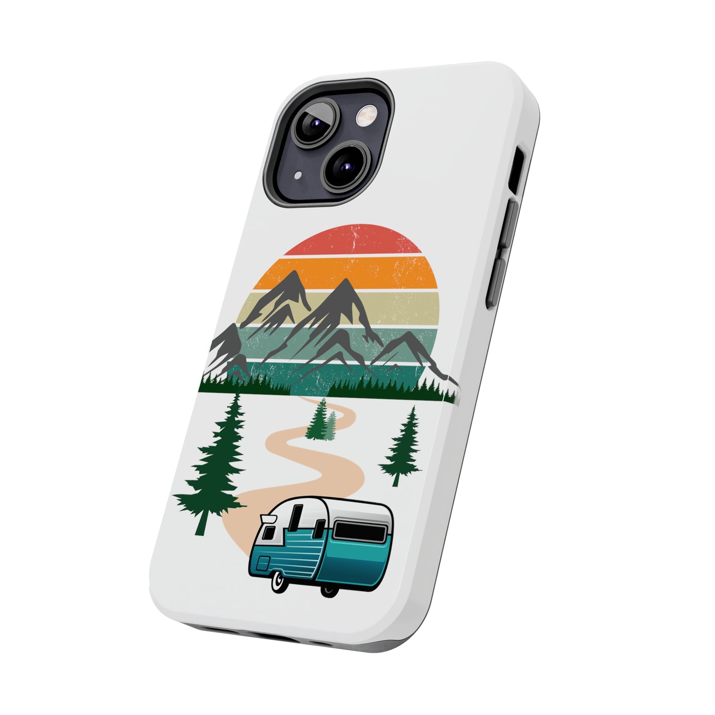 Tough Phone Case-Camper With Mountains