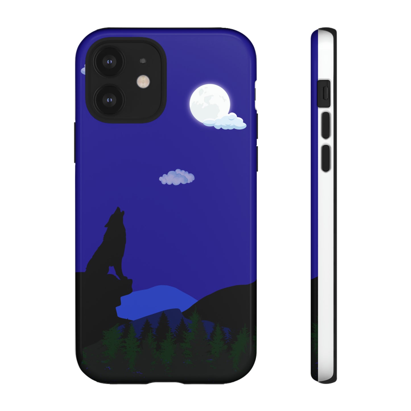 Night Wolf Scene-Tough Case for Iphone