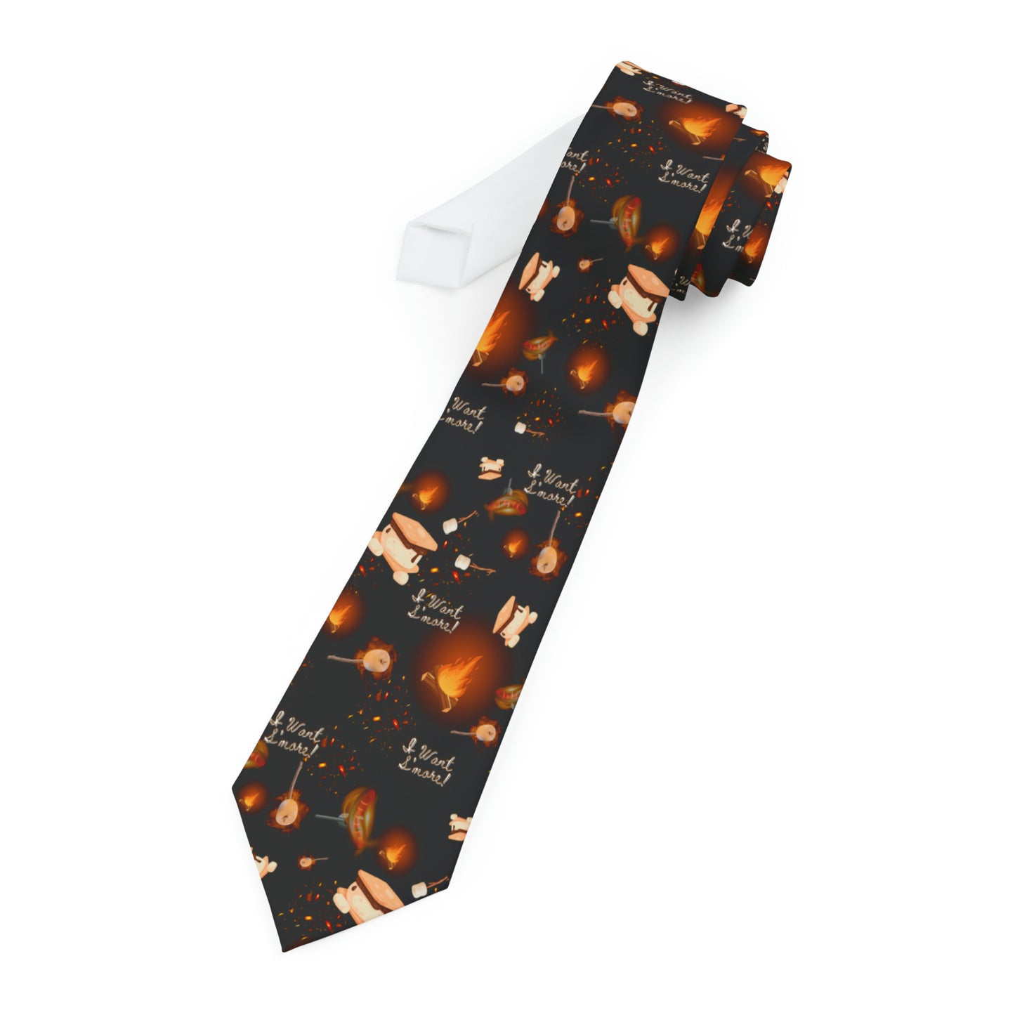 Camp Heat Necktie-Black