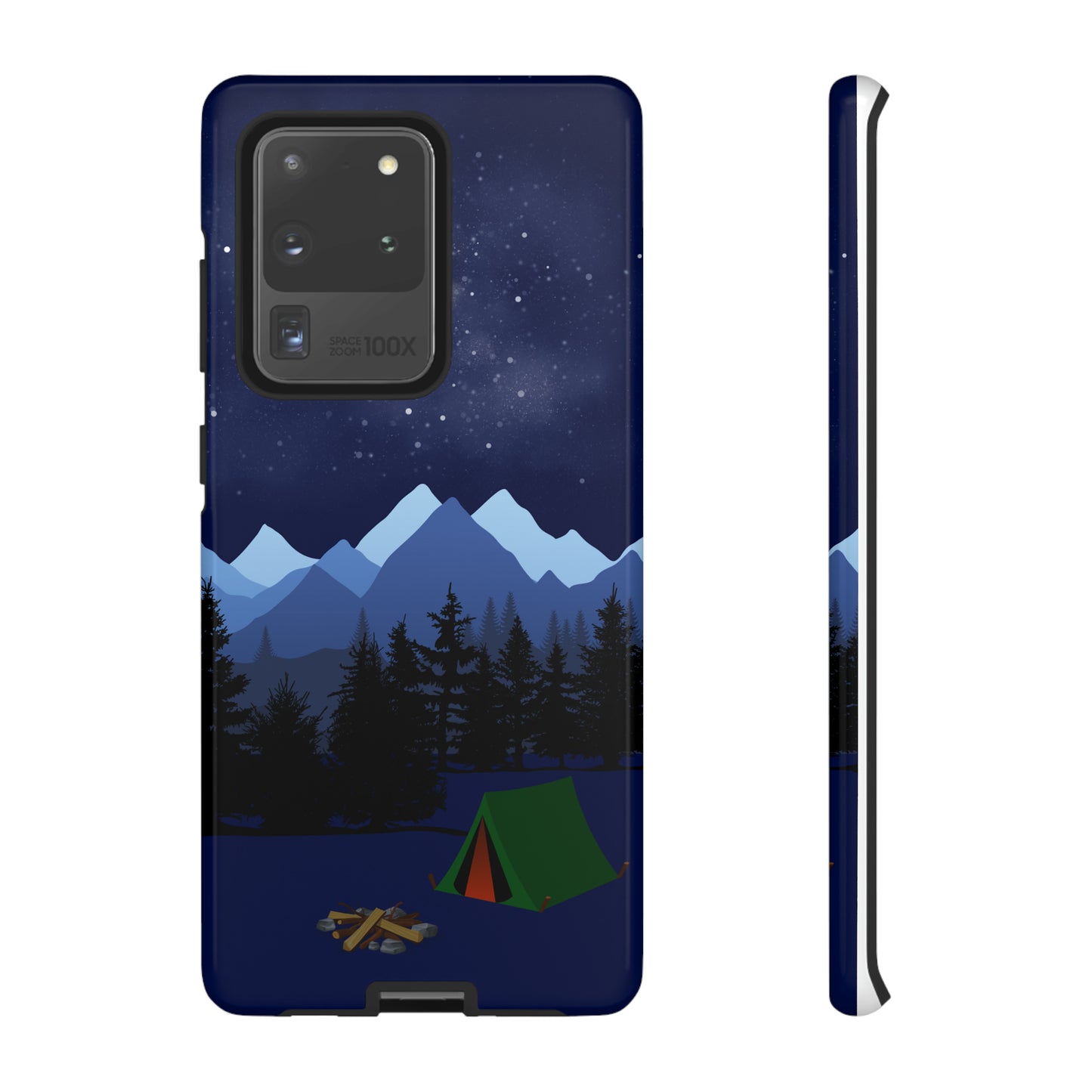 Camping Tent Under the Stars-Tough Android Phone Case