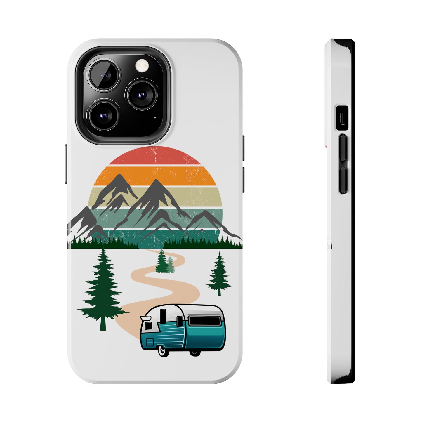 Tough Phone Case-Camper With Mountains