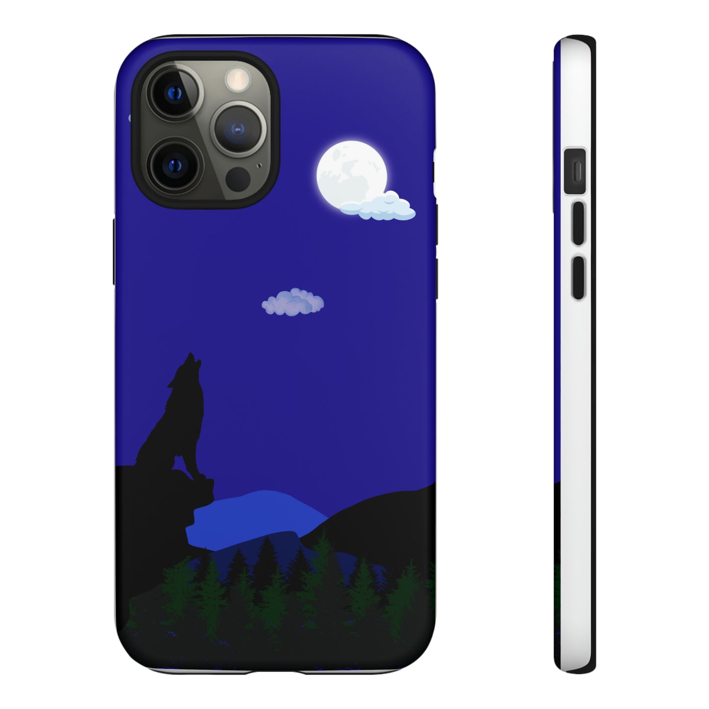 Night Wolf Scene-Tough Case for Iphone