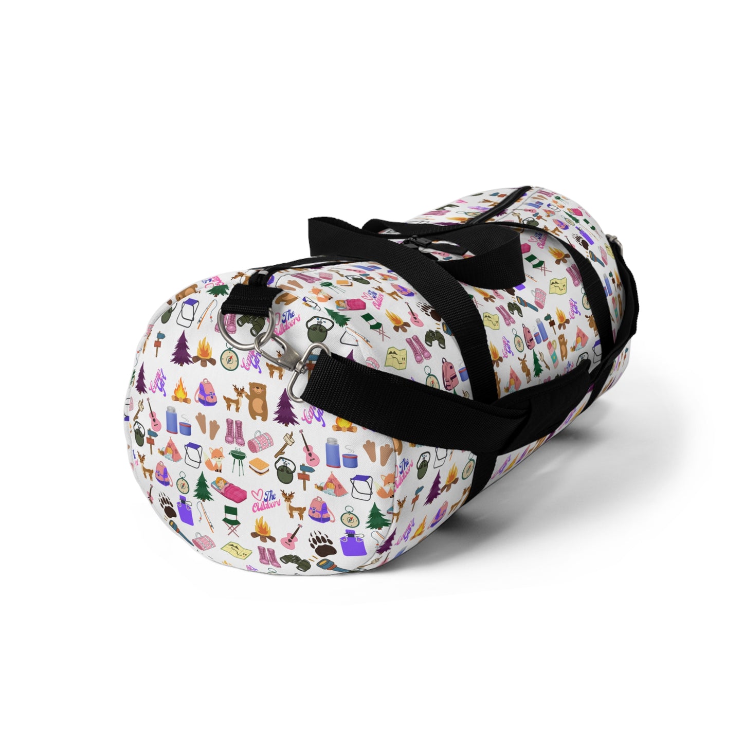 Cute Camp Girls Pattern (Light)-Duffel Bag