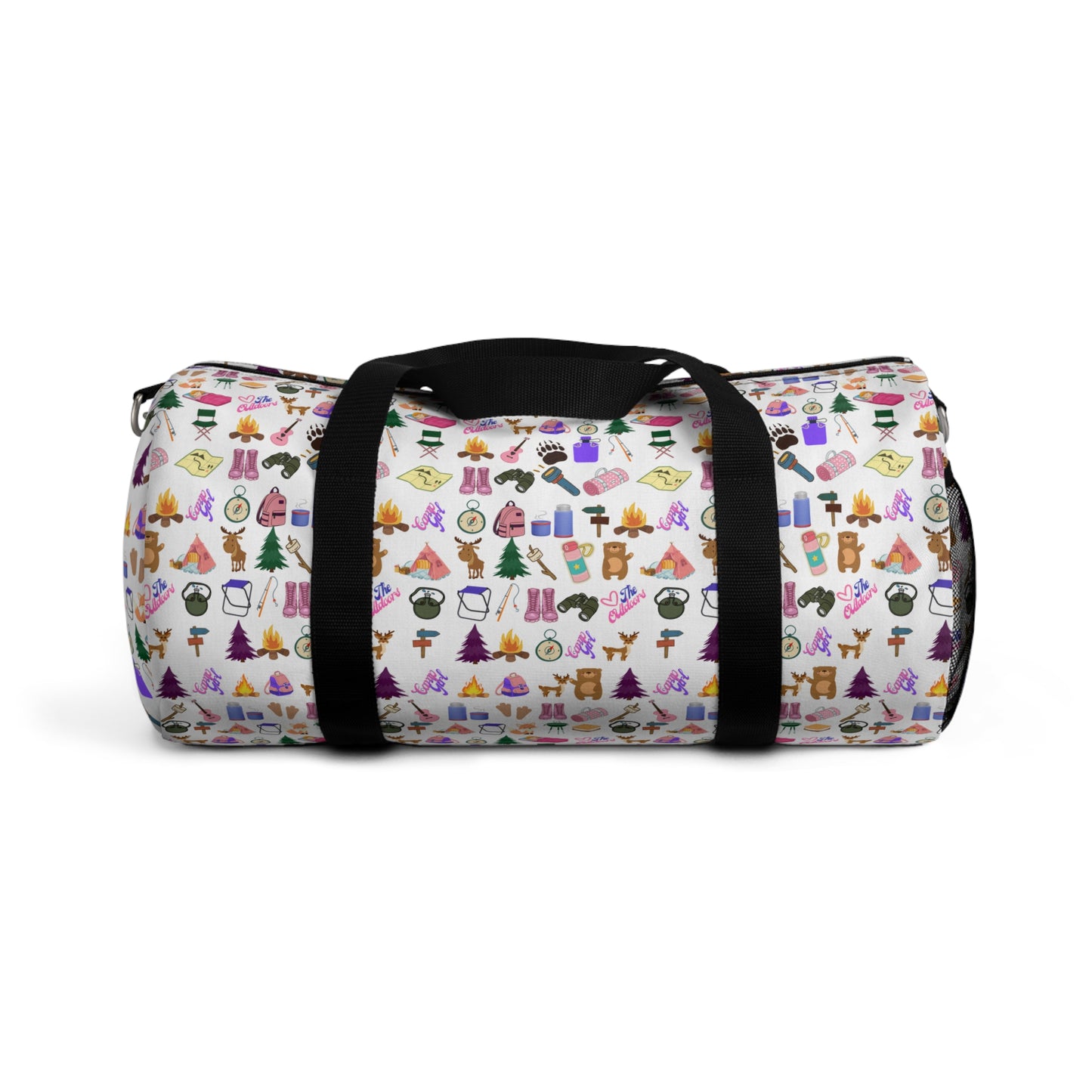 Cute Camp Girls Pattern (Light)-Duffel Bag