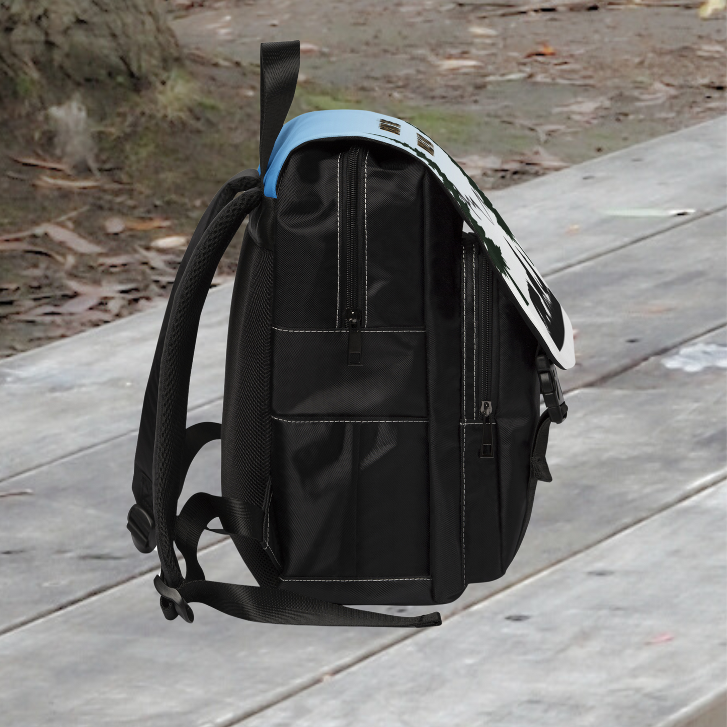 Unisex Casual Shoulder Backpack-Wolfpack Design