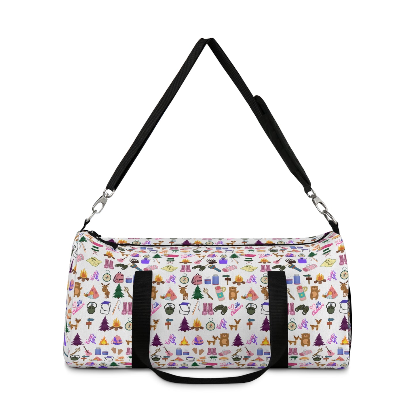 Cute Camp Girls Pattern (Light)-Duffel Bag