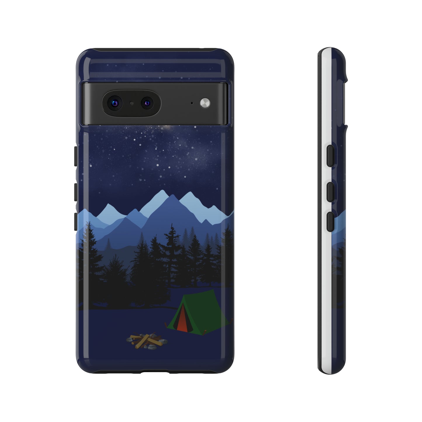 Camping Tent Under the Stars-Tough Android Phone Case