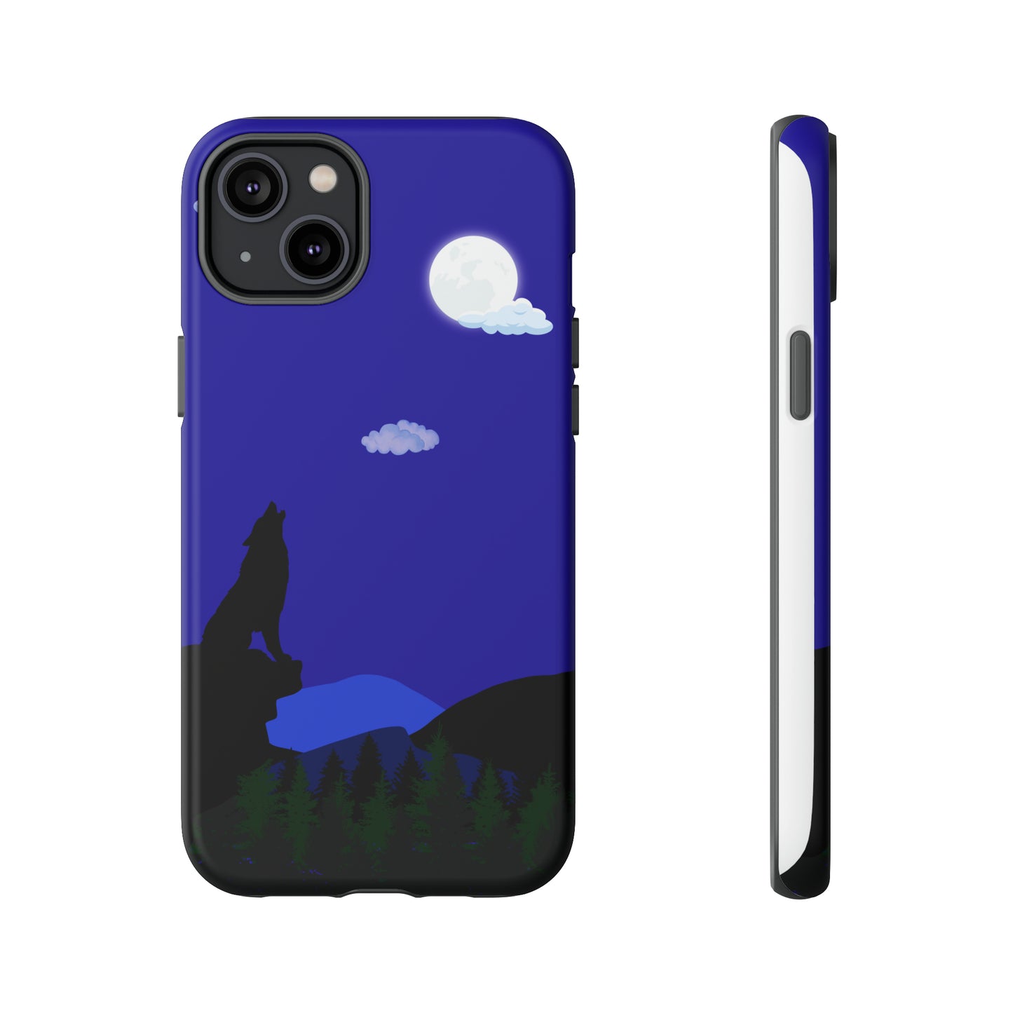 Night Wolf Scene-Tough Case for Iphone