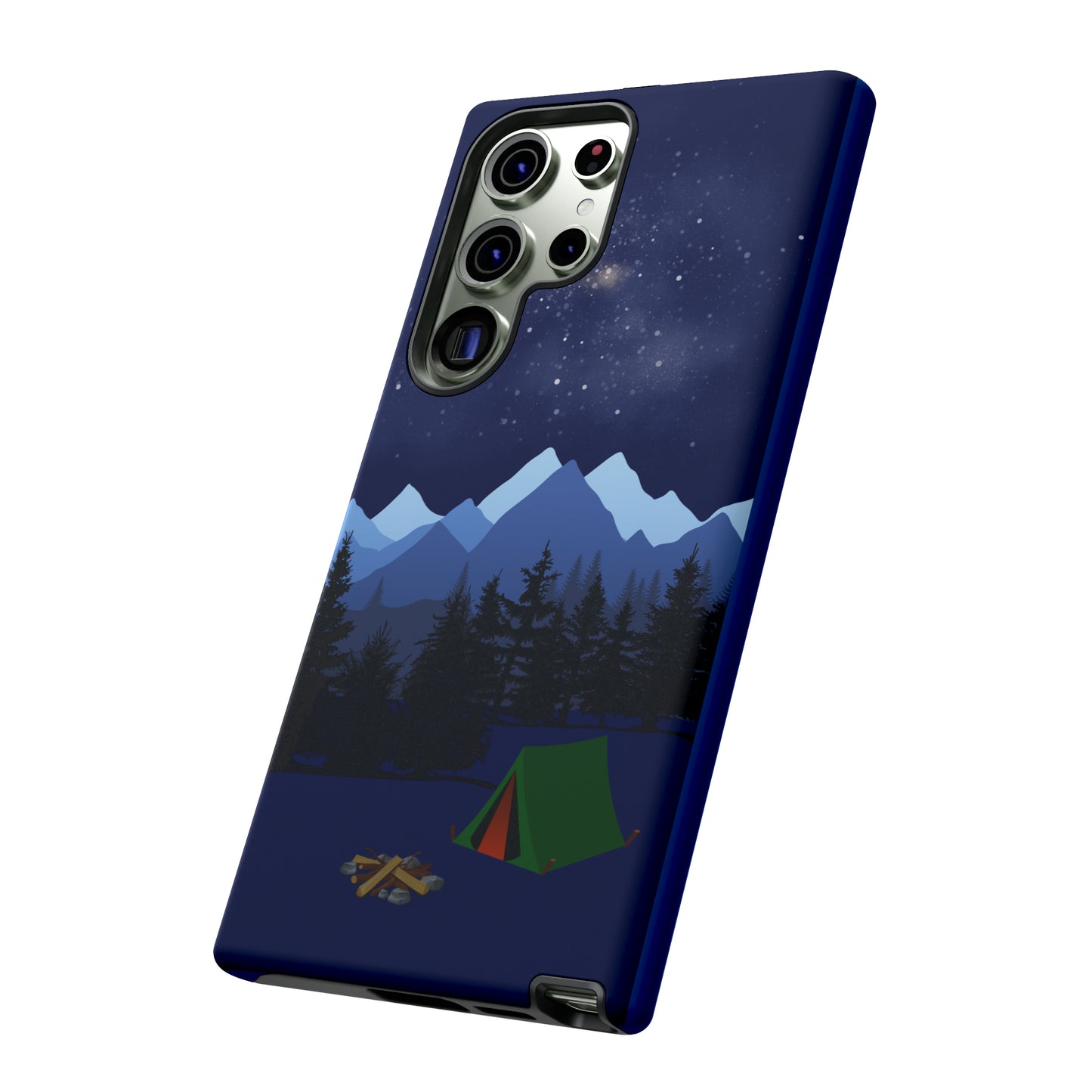 Camping Tent Under the Stars-Tough Android Phone Case