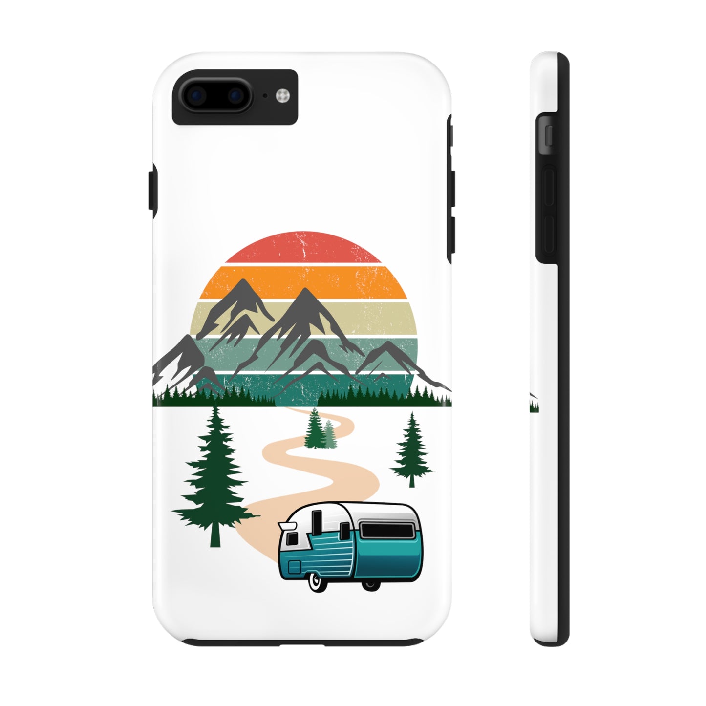 Tough Phone Case-Camper With Mountains