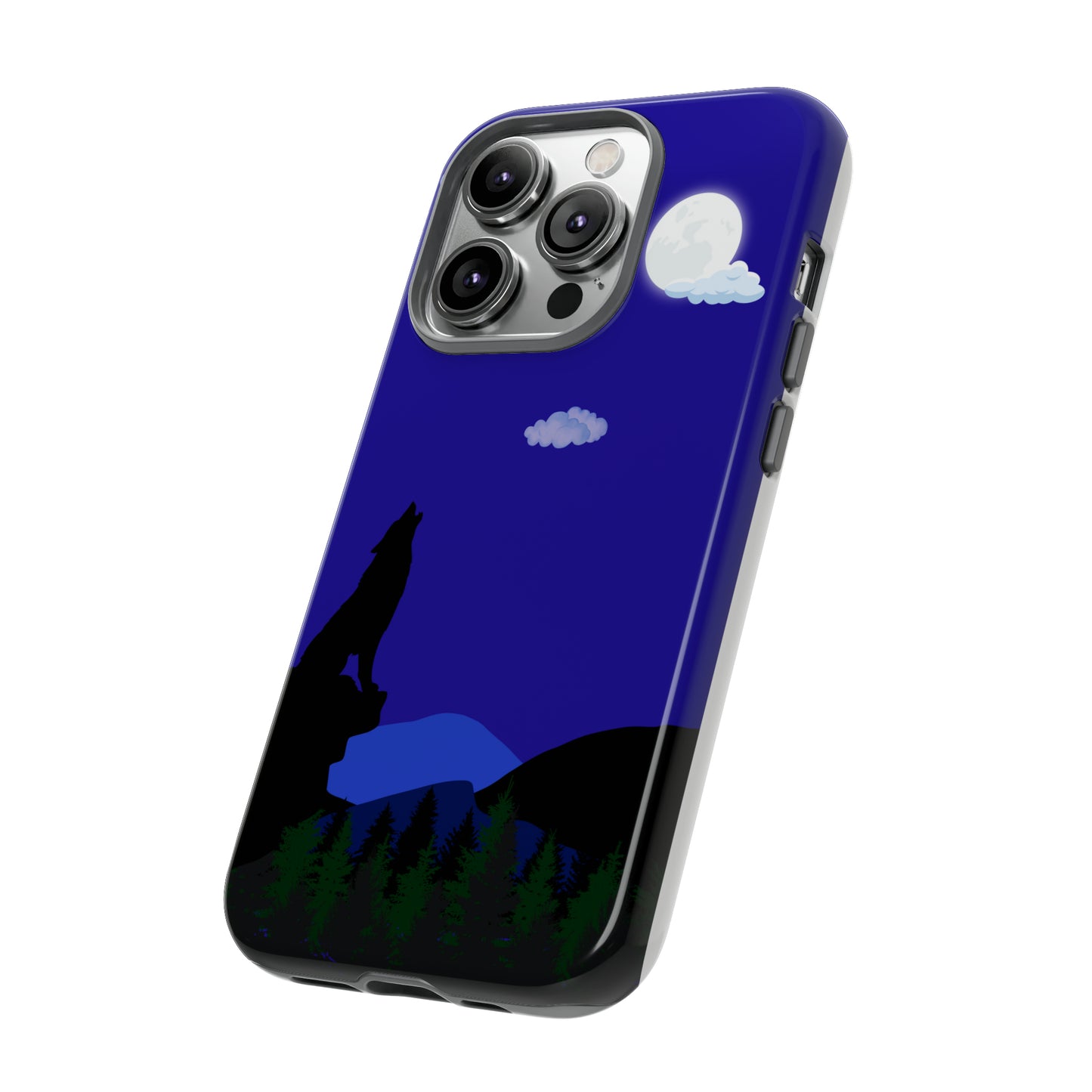 Night Wolf Scene-Tough Case for Iphone