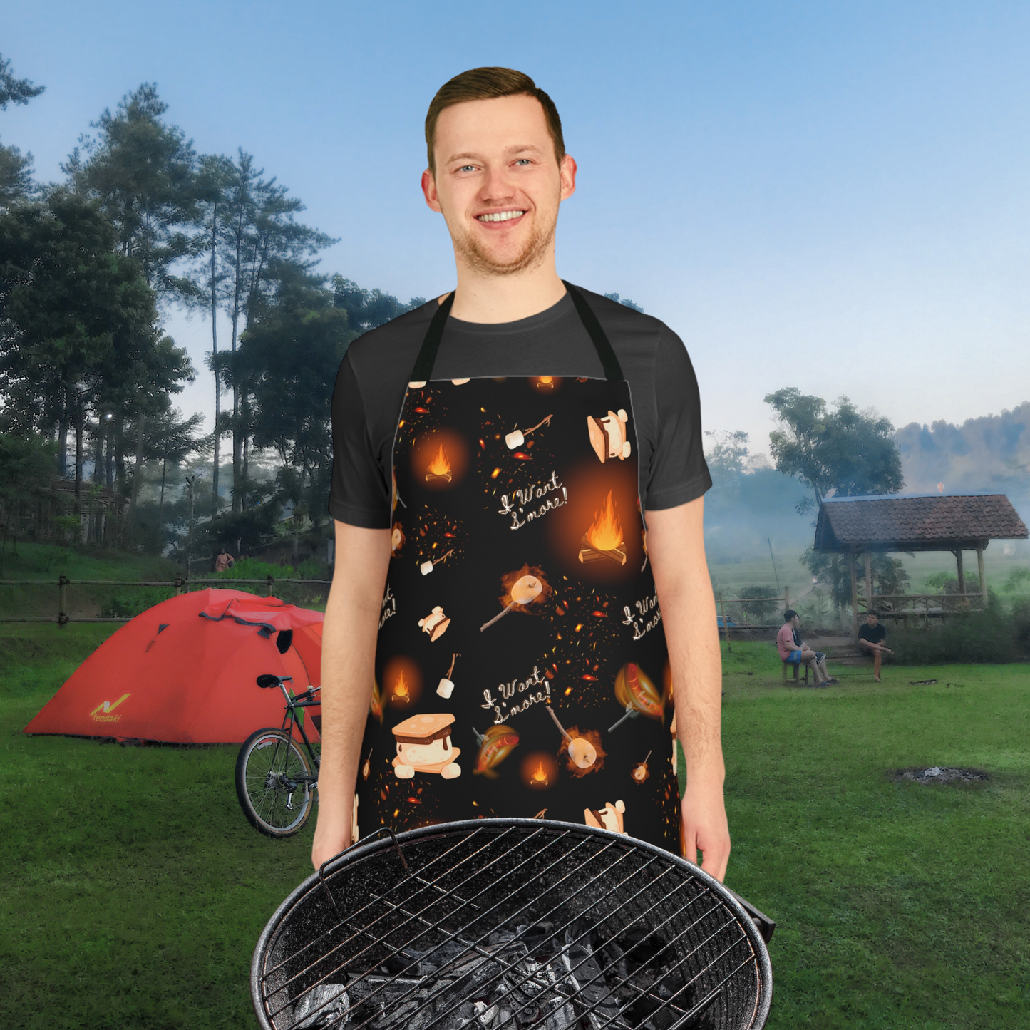 Camp Heat Cooking Apron-3 Colors.