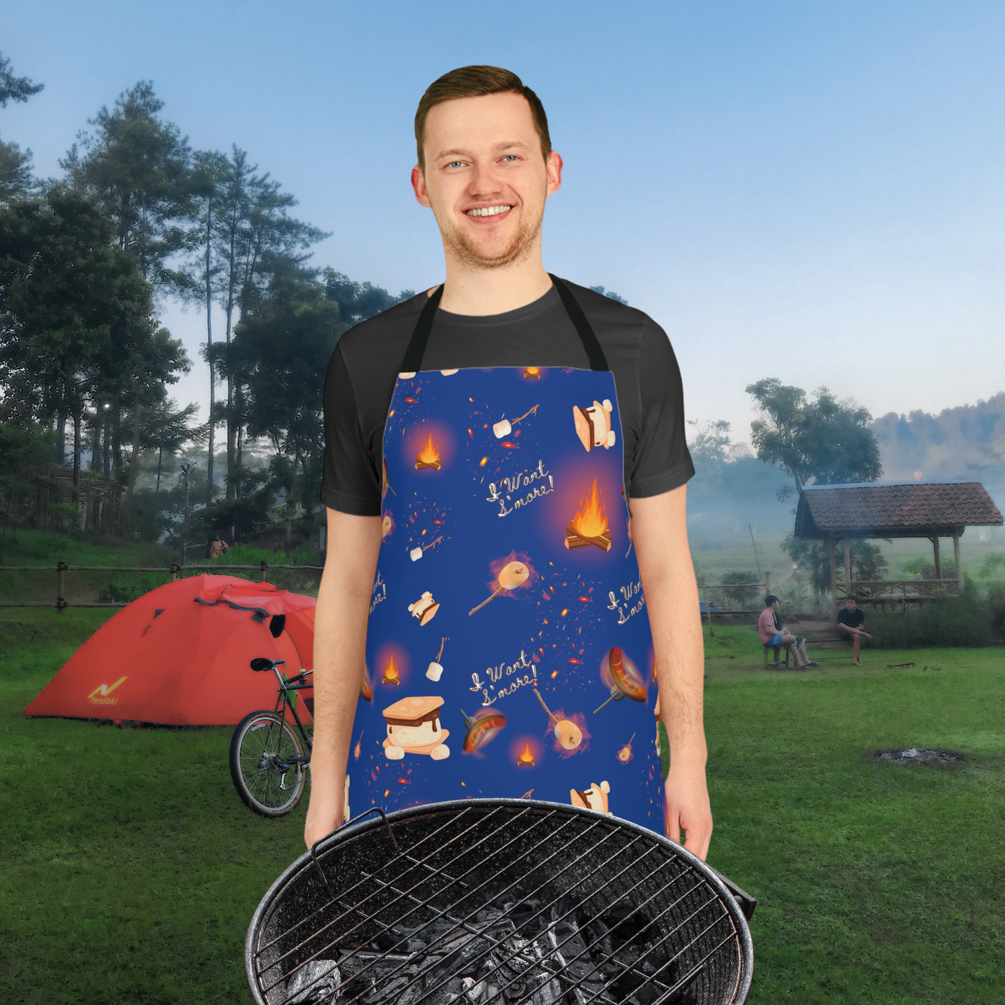 Camp Heat Cooking Apron-3 Colors.